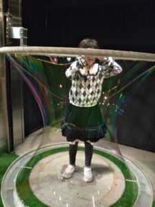 科学技術館でっかいしゃぼん玉