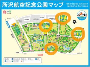 所沢航空記念公園駐車場1